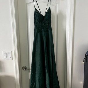 Forest Green Prom Dress
